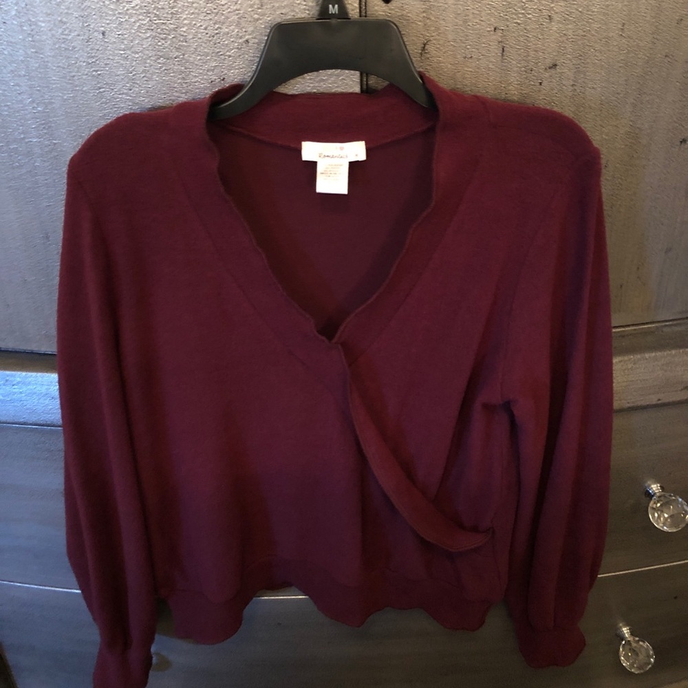 Fleece comfy shirt.